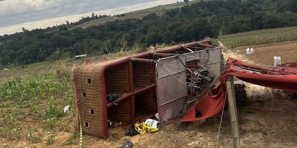 Piloto do balão de turismo que caiu em Boituva (SP) é preso